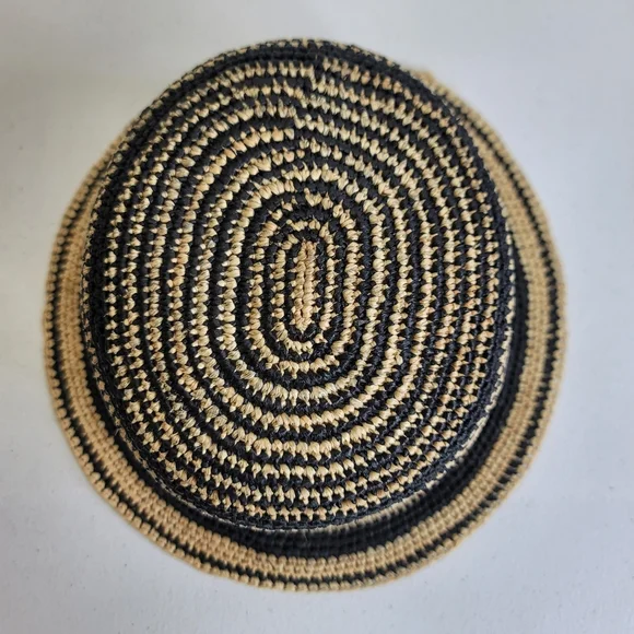 Simon's Raffia two tone hat - Picture 2 of 7